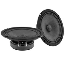 2x DS18 8" Water Resistant Mid-Bass Midrange Motorcycle Car Speakers PRO-CF8.4SL