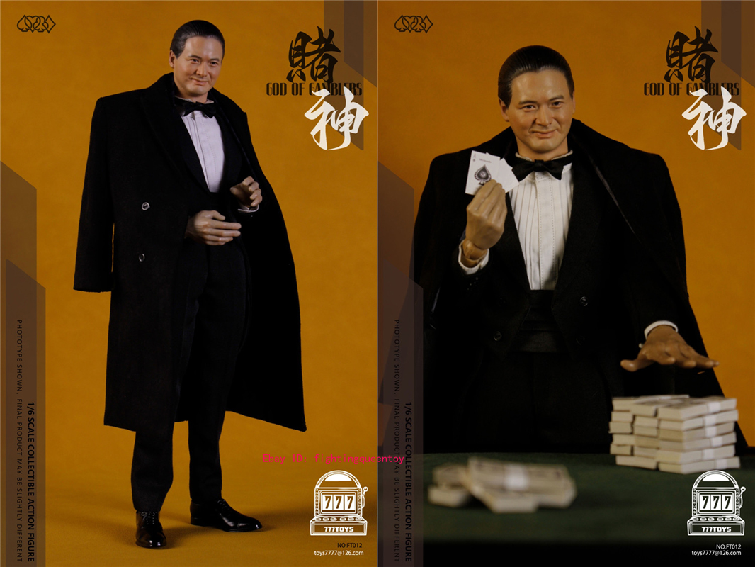 1/6 777TOYS FT012 God of Gamblers Male Chow Yun-Fat 12'' Action