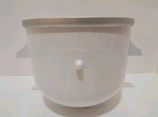KitchenAid Ice Cream Mixer Bowl Yogurt Maker Bowl Only KICA0WH Stand 8 Quart 
