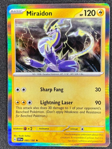 Pokémon Scarlet & Violet Reverse Holographic & Holo Rare Pick Your Card - Picture 86 of 209
