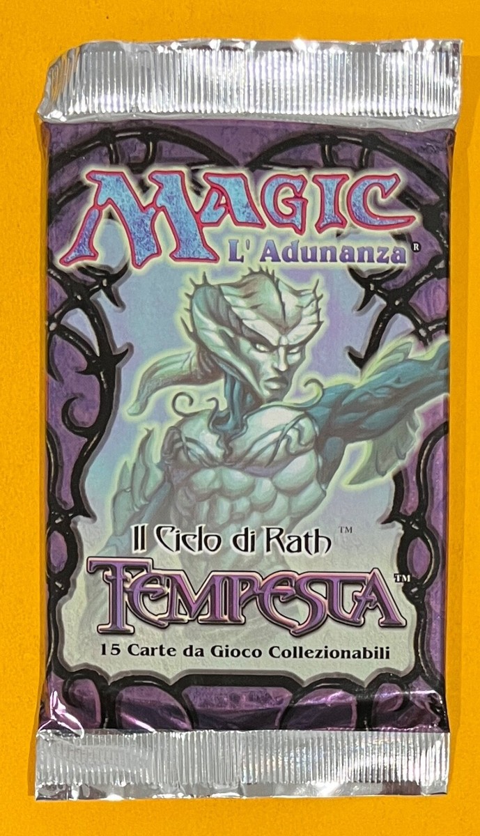 MTG TEMPEST Booster Pack (Italian) Sealed (OldManMTG 008-793)