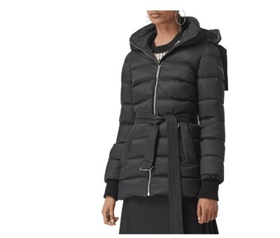 burberry limehouse mid length down puffer coat