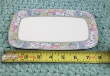 Mikasa Misty Meadow Butter Tray 8"