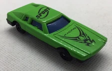 Hunson Trading Green Loose Diecast Car W/ Sport Racing Graphic