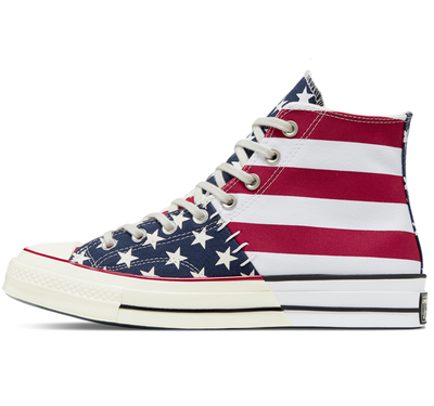 Converse Chuck 70 Hi Top Canvas Trainers Stars n Stripes Restructured  166426C | eBay