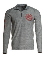 AMERICAN FIGHTER Men's Pullover L/S BRISTOL ZIP Mock Neck Premium 