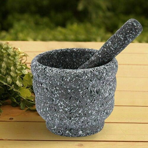 Resin Mortar & Pestle Spices Crusher Herbs Grinder Crushing Nuts - Picture 3 of 3