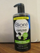 Biore Deep Pore Charcoal Cleanser 8.46 oz