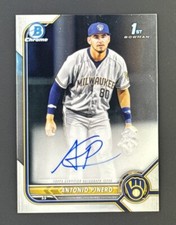 2022 Bowman Chrome - Prospect Autographs #CPA-AP Antonio Pinero (AU, RC)