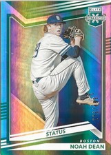 2022 Panini Elite Extra Noah Dean Status RC 276/499 Boston Red Sox