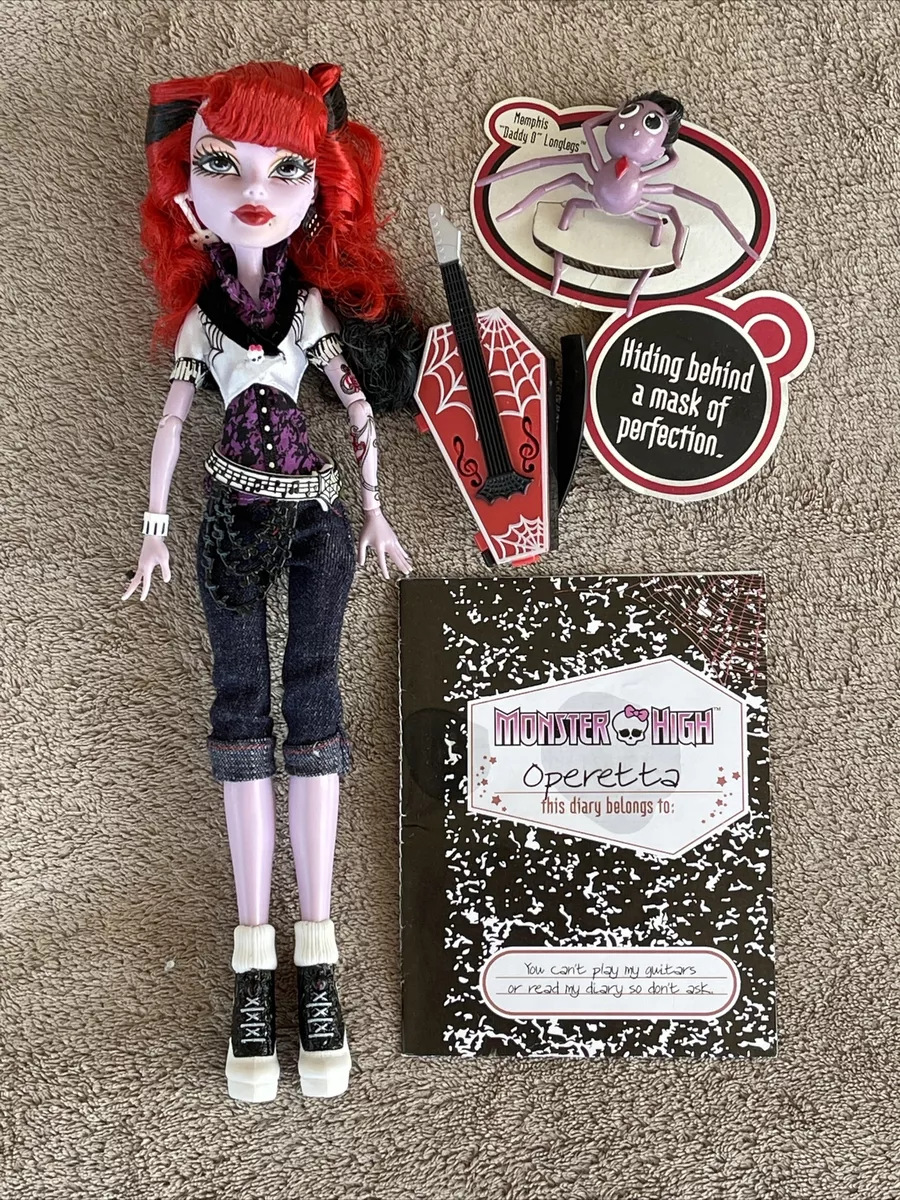 Monster High Operetta Doll 1st Wave With Diary & Pet