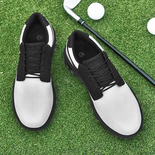 Herren Wasserdicht Golfschuhe Golf Sport Turnschuhe Outdoor Wandern Schuhe Schwarz - Bild 8 von 28