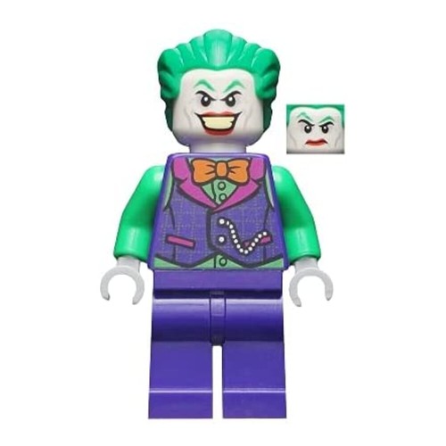 LEGO Superheroes the Joker Minifig With Glue Gun Bonus 2 Inches Tall - Picture 2 of 4
