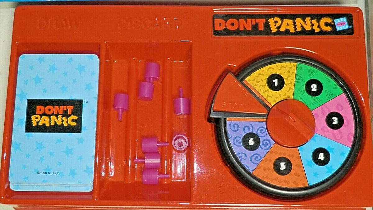 Vintage 1990 Don't Panic Game by Milton Bradley Complete