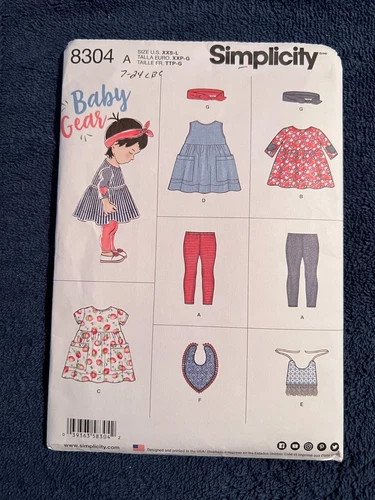 Simplicity Patterns ~ All are Baby Patterns 7-24 LBS * ~ * ~ * ~ * Listing 2428 - Picture 76 of 81