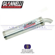Silenziatore alluminio enduro/cross 2T Beta RR 50 Enduro Anni 2003 2004