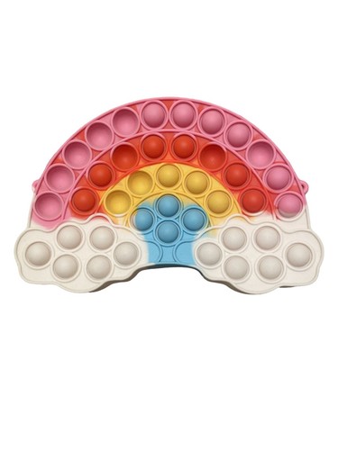 Fidget Pop it Rainbow Purse. Missing Strap. - Picture 6 of 6