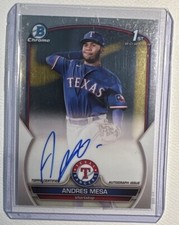 2023 Bowman - Chrome Prospect Autographs #CPA-AM Andres Mesa (AU, RC)