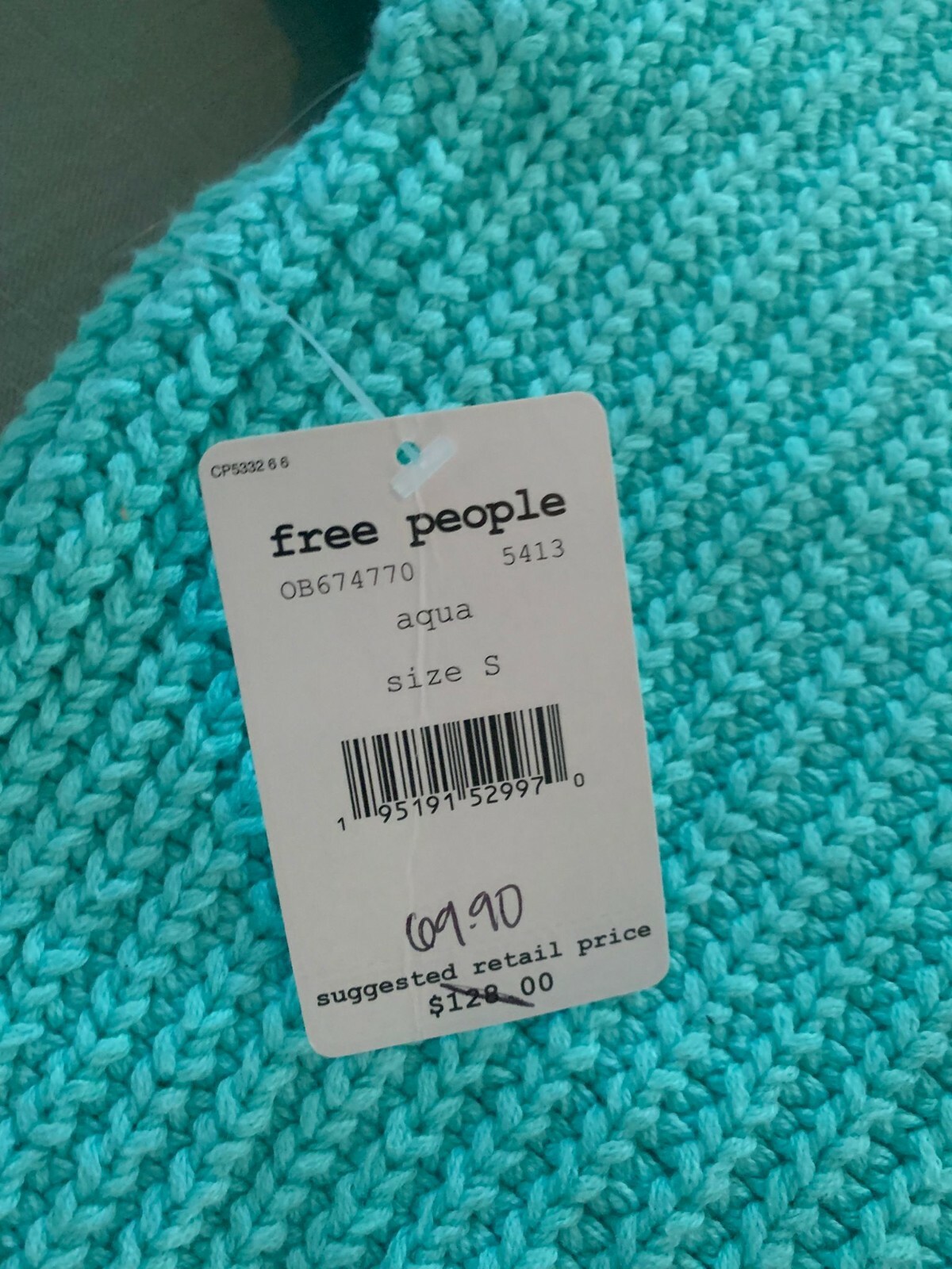 Free People Womens S Aqua Swim Too Deep 