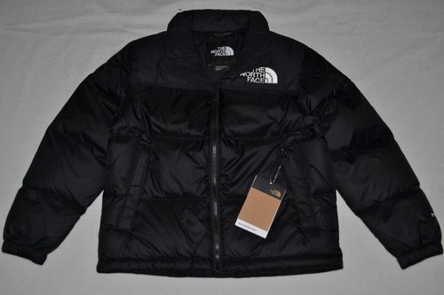 AUTHENTIC THE NORTH FACE YOUTH TEEN 1996 RETRO NUPTSE DOWN JACKET BLACK NEW - 第 1/7 張圖片