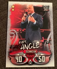 2018 Topps Slam Attax Live Base Card Raw Kurt Angle #116