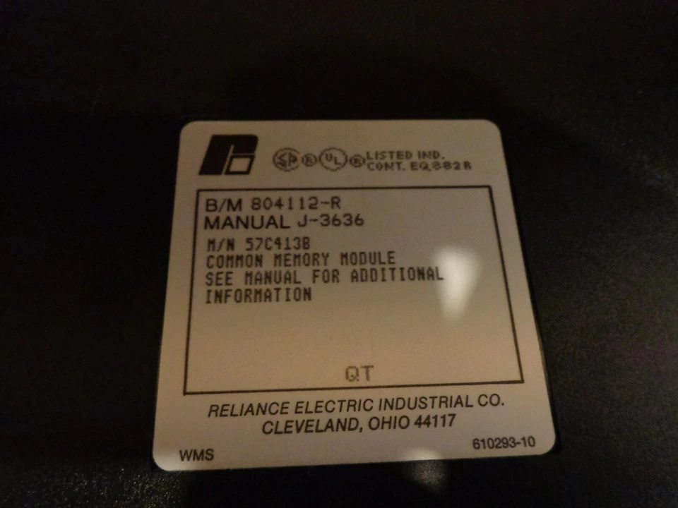New Reliance Electric 57C413B Common Memory Module - Image 3 of 4