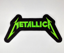 Metallica Patch Neon Green Iron-on Embroidered High-quality Thrash Metal Slayer Metallica Patch Neon Green Iron-on Embroidered High-quality Thrash Metal Slayer