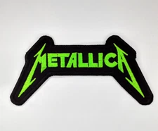 Metallica Patch Neon Green Iron-on Embroidered High-Quality Thrash Metal Slayer