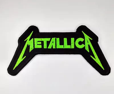 Metallica Patch Neon Green Iron-on Embroidered High-Quality Thrash Metal Slayer