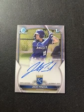2023 Bowman Chrome #CPA-JPI Jack Pineda Chrome Prospect Autographs