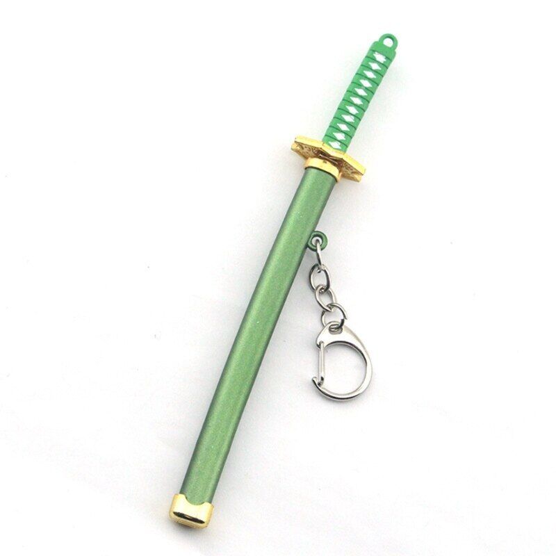 Anime Cartoon Genshin Impact Keychain Accessories Mini Katana Ghost Slayer  Weapons Knife Keychain Weapon Model Toy