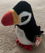 1997 Ty Beanie Baby Puffer the Toucan Retired/Error Tag PVC Pellets GEM MINT
