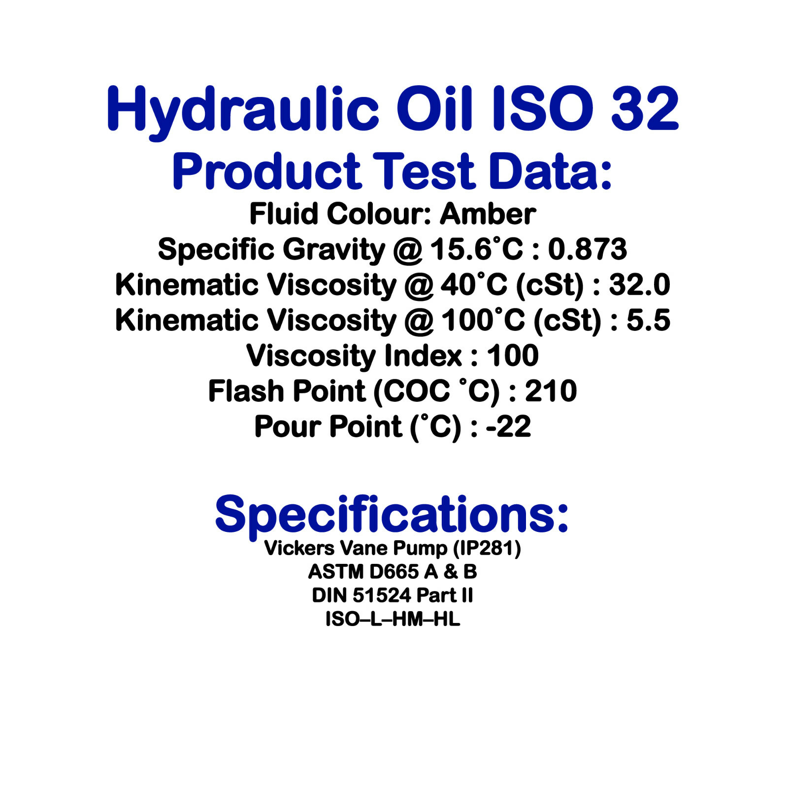 Hydraulic Jack Oil ISO 32 5L 5 Litres eBay