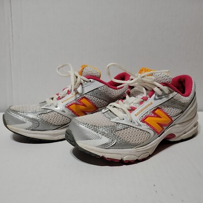 New Balance Pink model 553 Yellow White Womens Size 4 KJ553WPY 2012 
