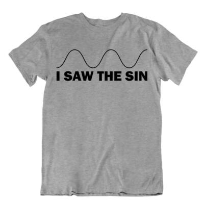 Ich sah das Mathe-T-Shirt der Sünde lustiger Witz Tshirt Mathematik Humor Shirt Geek
