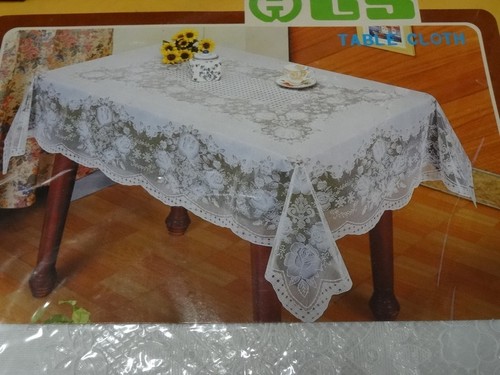 150x225 CM Balcony Table Rectangular Tablecloth Vinyl Sheet Floral Pattern - Picture 11 of 12