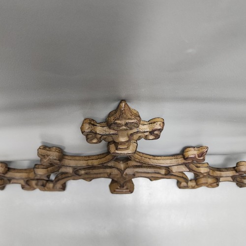 Antique Cast Iron Door Gate Fence Topper Pediment Valance 29 x 11 - Picture 12 of 16