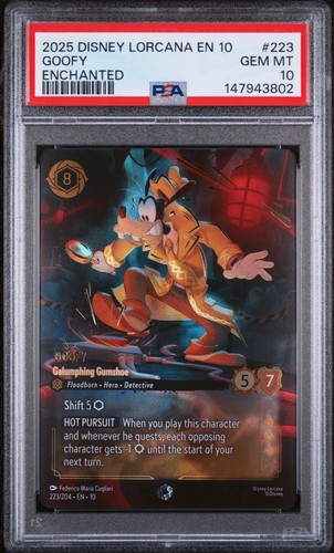 Goofy - Galumphing Gumshoe graded PSA 10 for sale on eBay