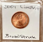 2001-P Lincoln Memorial Cent — photo from another recent sale