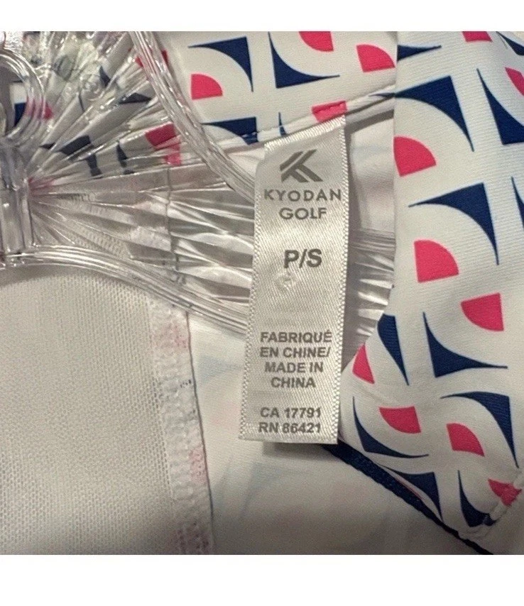 Top de golf pequeño Kyodan Active manga larga 1/4 cremallera elástica UPF 50+ secado rápido múltiple Foto 4 de 4