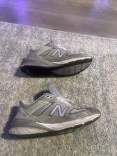 New Balance 990v5 Men's Sneakers Castlerock Gray, Suede, Size 9.5, Made in USA