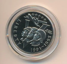 WW11 COMMEMORATIVE HALF DOLLAR 1991-95 -# AA