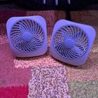 O2COOL Treva 5” Portable Battery Powered Desk Fans (2)