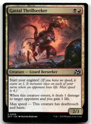 Gastal Thrillseeker #205 (NM) Aetherdrift DFT Magic MTG