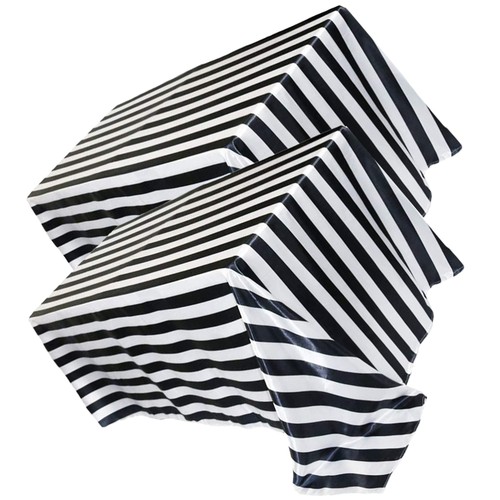 2pcs Striped Tablecloths Stripe Table Covers Waterproof Rectangle Tablecloths - Picture 7 of 12
