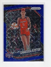 2025 Panini Prizm WNBA Shakira Austin #81, BLUE VELOCITY PRIZM