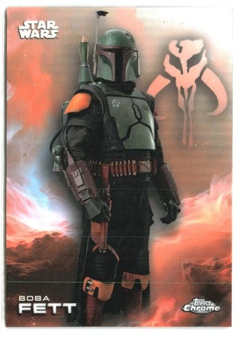 2025 Star Wars Chrome - Boba Fett #11 Rainbow Refractor