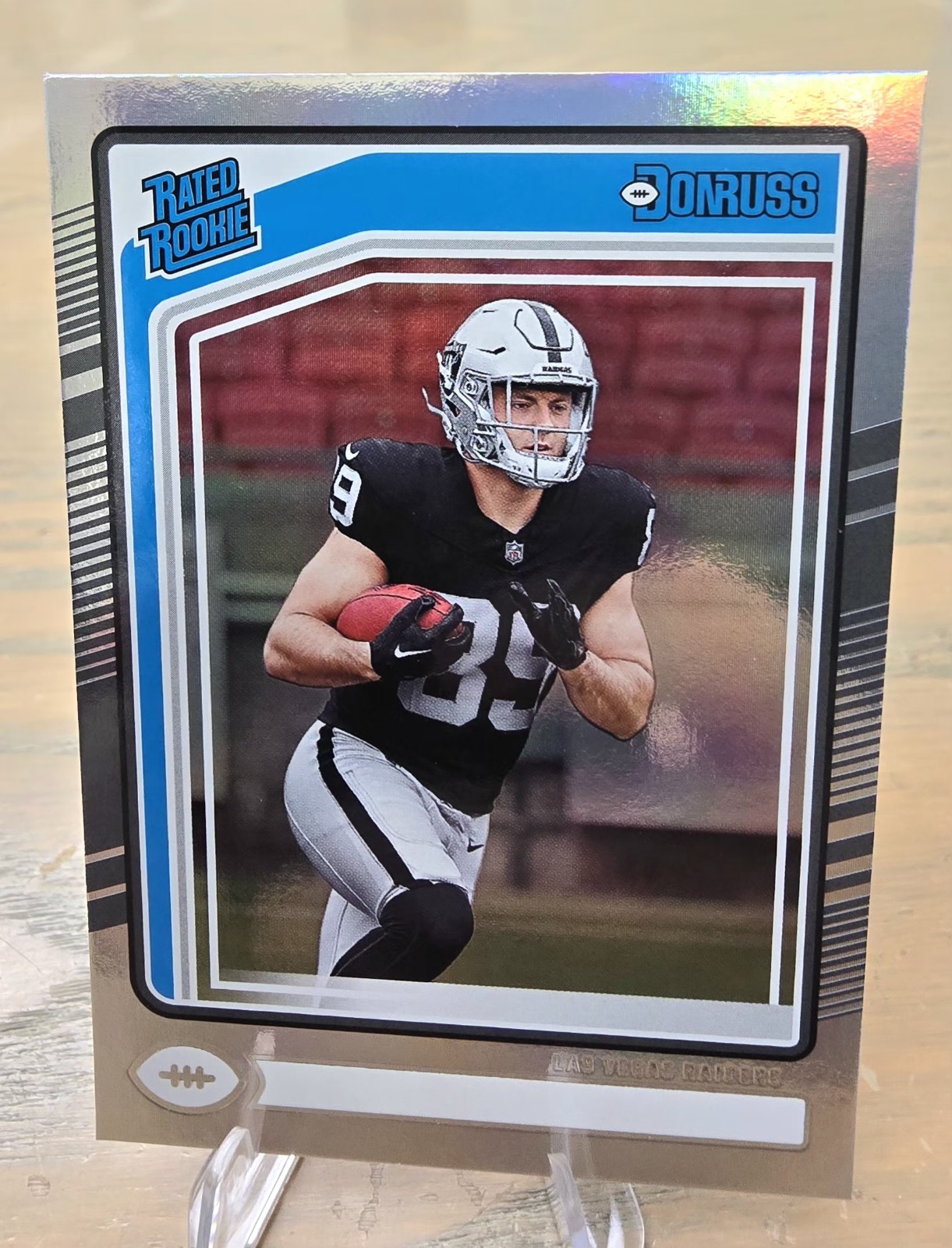 2024 Donruss Football Rated Rookie Brock Bowers No Name Holo 394 SSP 🔥🔥 
