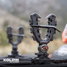 Rhino Grip Rack Mount Rifle Gun Tool Pole Shovels Holder UTV ATV XL Single Black