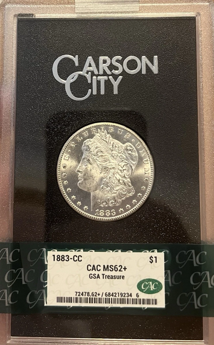 Carson City Grade MS 65 1883 Year Morgan US Dollars (1878-1921
